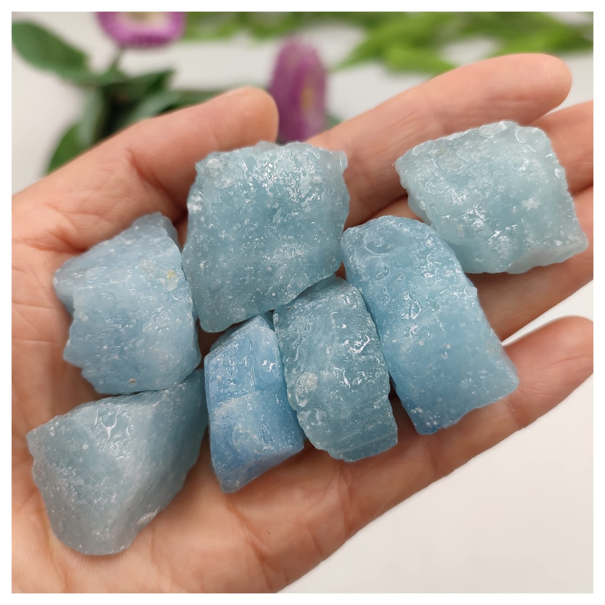 Pierre Naturelle Aigue-Marine Brute - Cristal Quartz Roche Collection 10mm