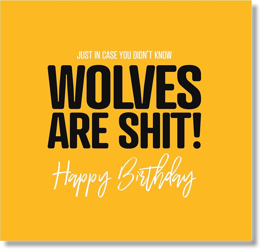 Funny Birmingham Football Birthday Card For Son, Blues Joke Birthday Card For Brother, Wind Up Card For Dad, Uncle Or Boyfriend Or Any Supporter Of Blues, Great Banter Card, Blues Are £!T