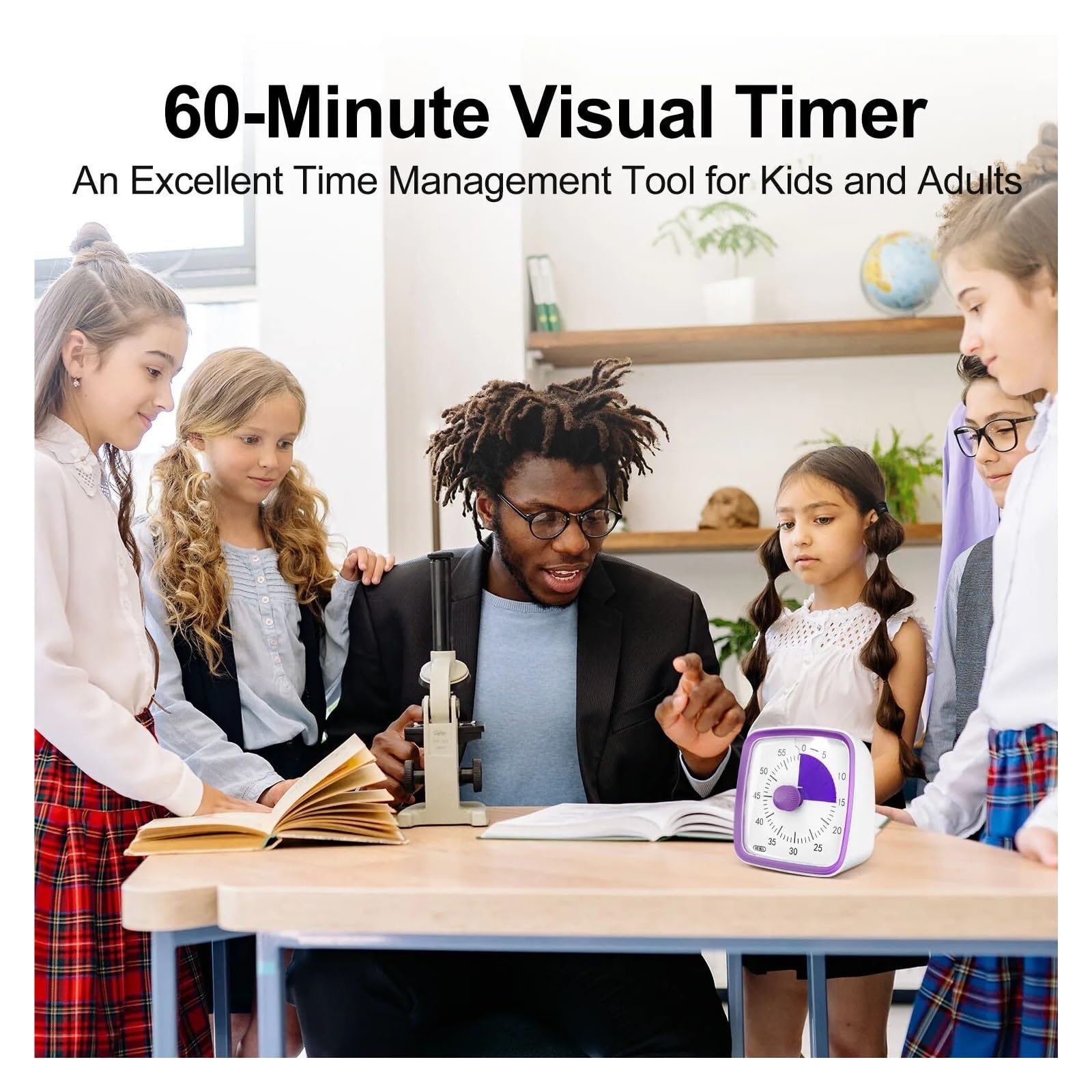 Timer, Countdown-Timer, Plan-Timer, Digitaler Timer, Küchentimer(Purple)