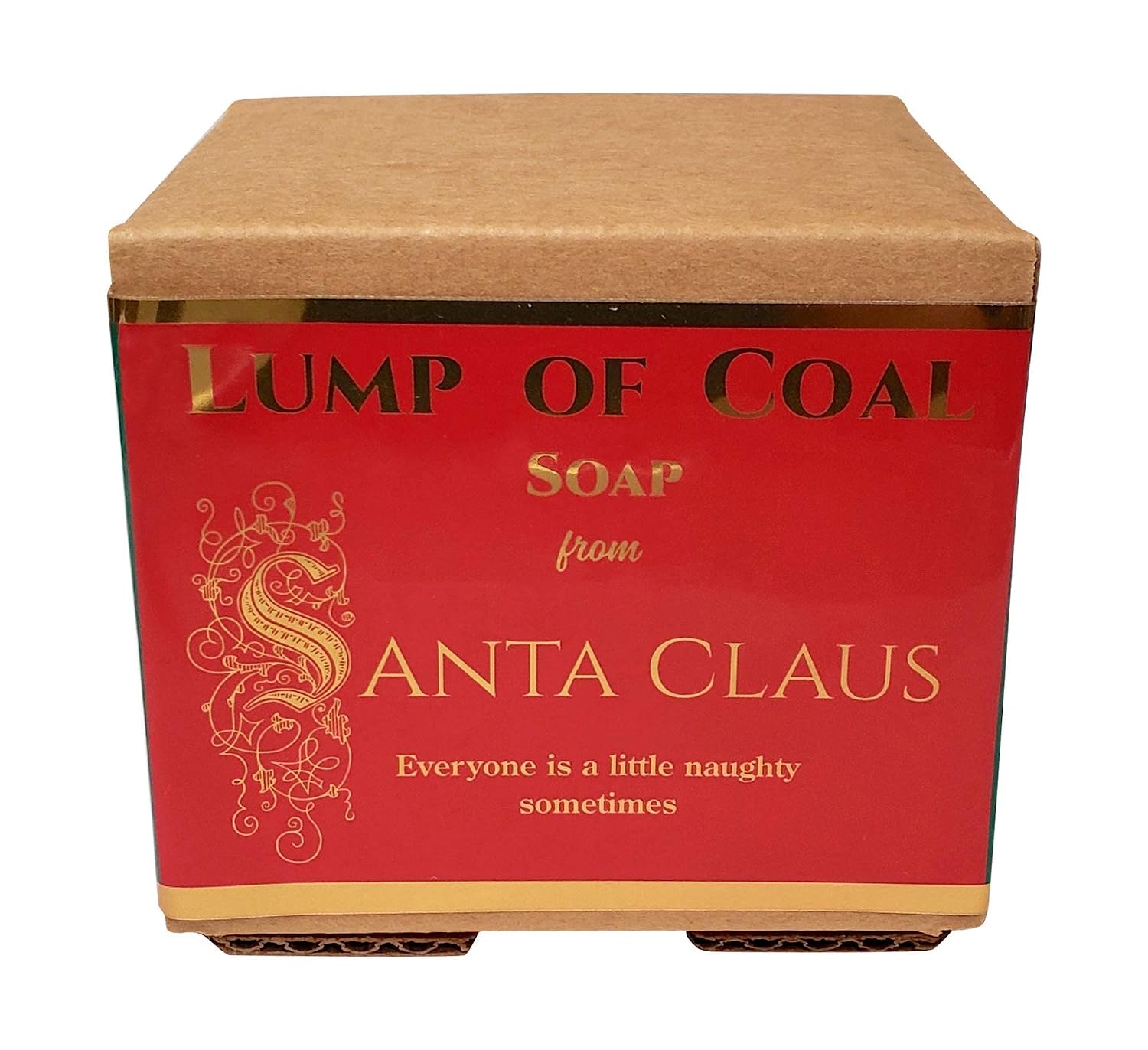 WFG WATERFALL GLEN SOAP COMPANY, LLC, charcoal Lump of Coal soap with cocoa butter, body soap, natural soap, vegan soap