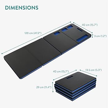 Tappetino Per Meccanici Navaris - In Schiuma EVA Pieghevole, Con Tagli Per Attrezzi | Comfort Per Lavorare Sdraiati, In Ginocchio O Seduti - Foto 2