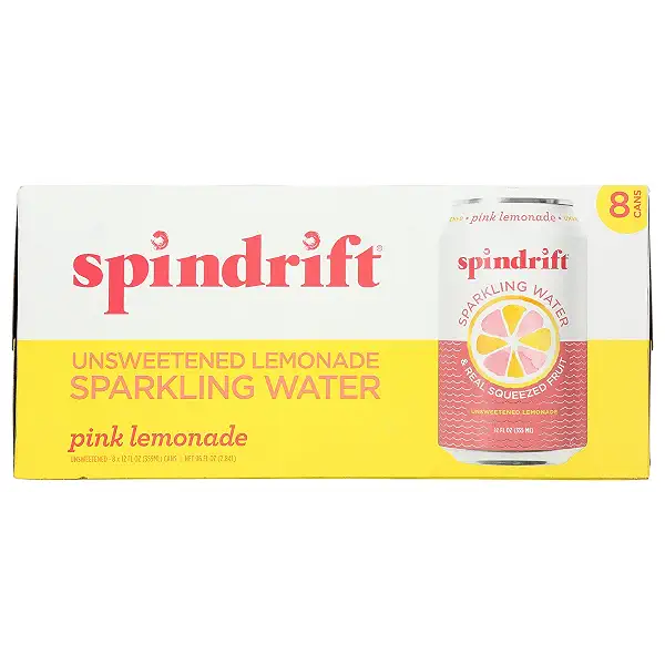 Pink Lemonade Sparkling Water, 12 Fl Oz, 8 Count 1