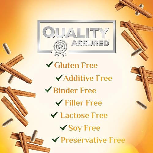 Miniatura 7 de Cápsulas de canela de Ceilán, suplemento orgánico certificado de canela de 1800 mg, tapas de polvo de canela de Sri Lanka Ceilán, los mejores