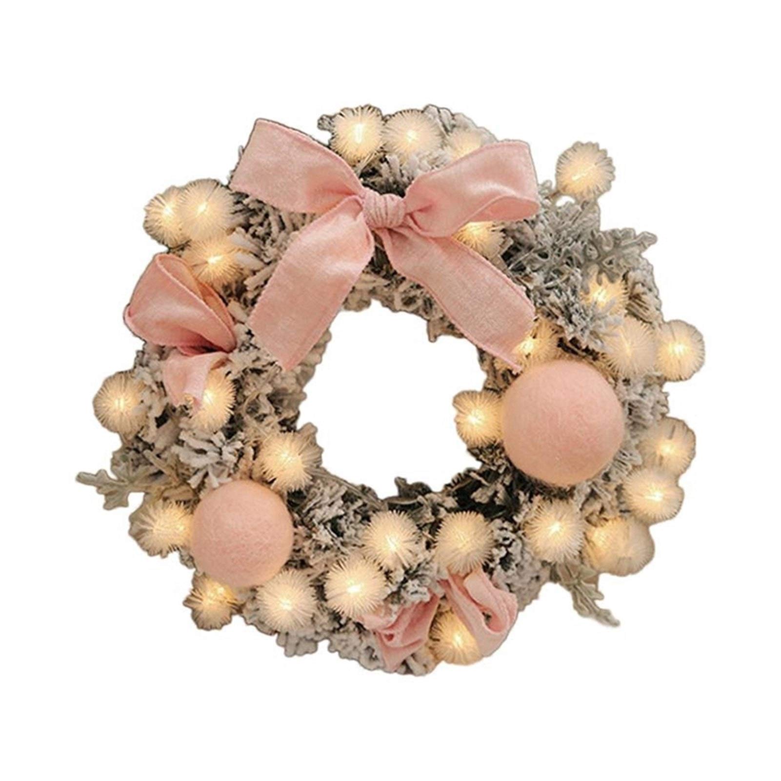 Guirlande de Noël avec lumières pour créer une ambiance chaleureuse et romantique
