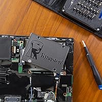 Vista 5 de Kingston 960GB A400 SATA3 2.5 "SSD interno SA400S37 / 960G - Reemplazo de HDD para aumentar el rendimiento