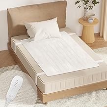 GOTCOZY Electric Blanket – Electric Blanket with Automatic Shut-off Timer 10 Hours and 5 Heat Levels Overheating Protection Machine Washable 150 x 80 cm