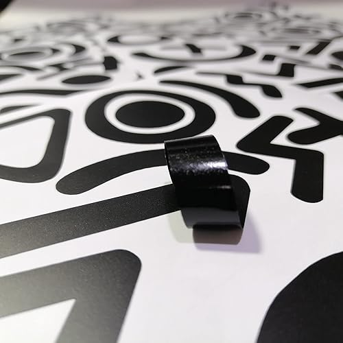 Miniatura 5 de Calcomanías de vinilo con líneas geométricas para pared de guardería, dormitorio, habitación de niños o niñas, sala de juegos, aula, sala de estar