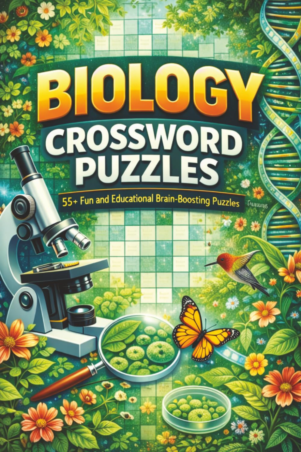Biology Crossword Puzzles: Crossword Puzzles with Easy to Read Print about Biology, Anatomy, Life and More | 6x9 inches, 125 pages | 55+ Puzzles … ... students and doctors (Solution Included)