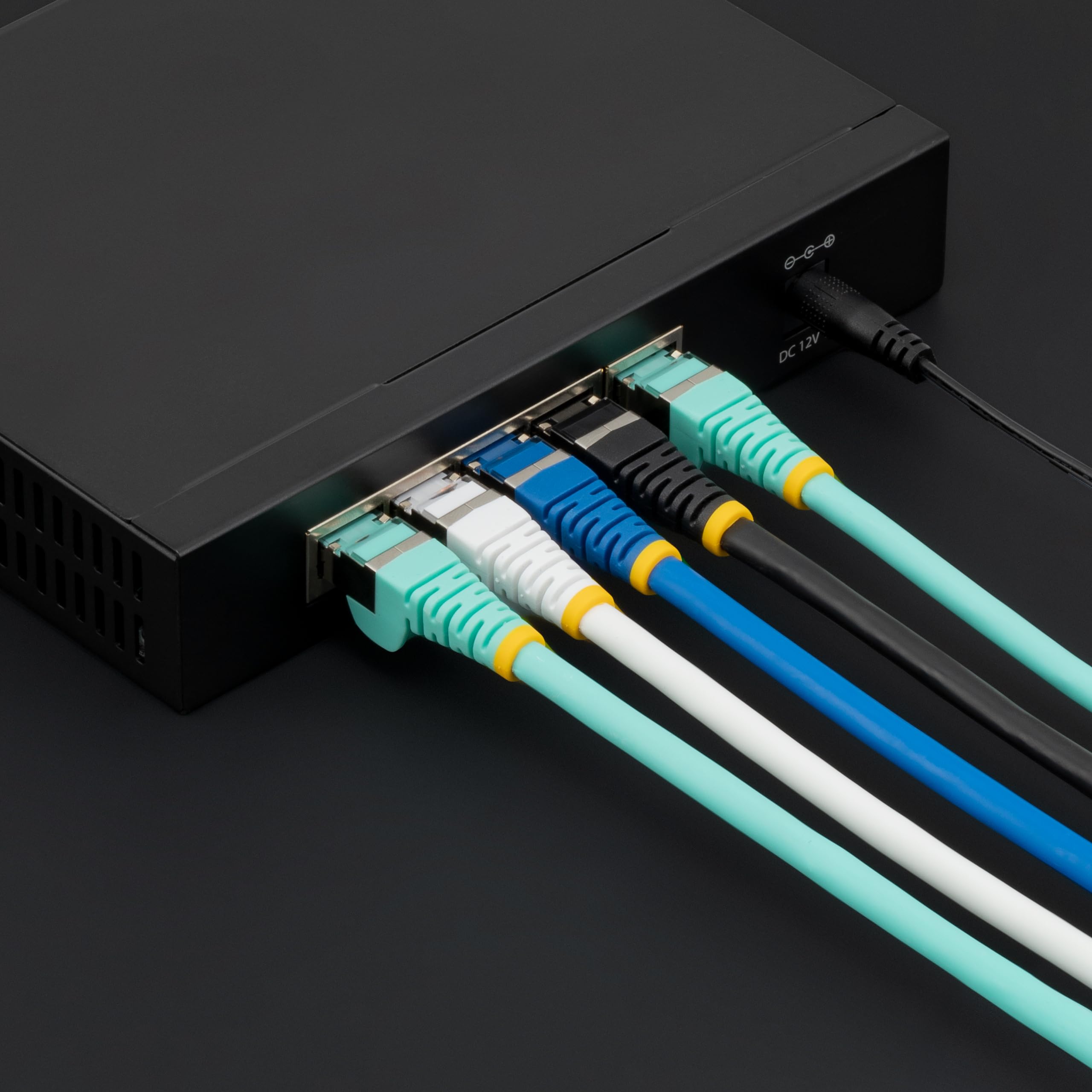 StarTech.com Cable Ethernet CAT6a blanco de 100 pies, RJ45 sin enganches, 10 GbE, 100 W PoE++, S/FTP, 500 MHz, cobre puro desnudo de 27 AWG, LSZH