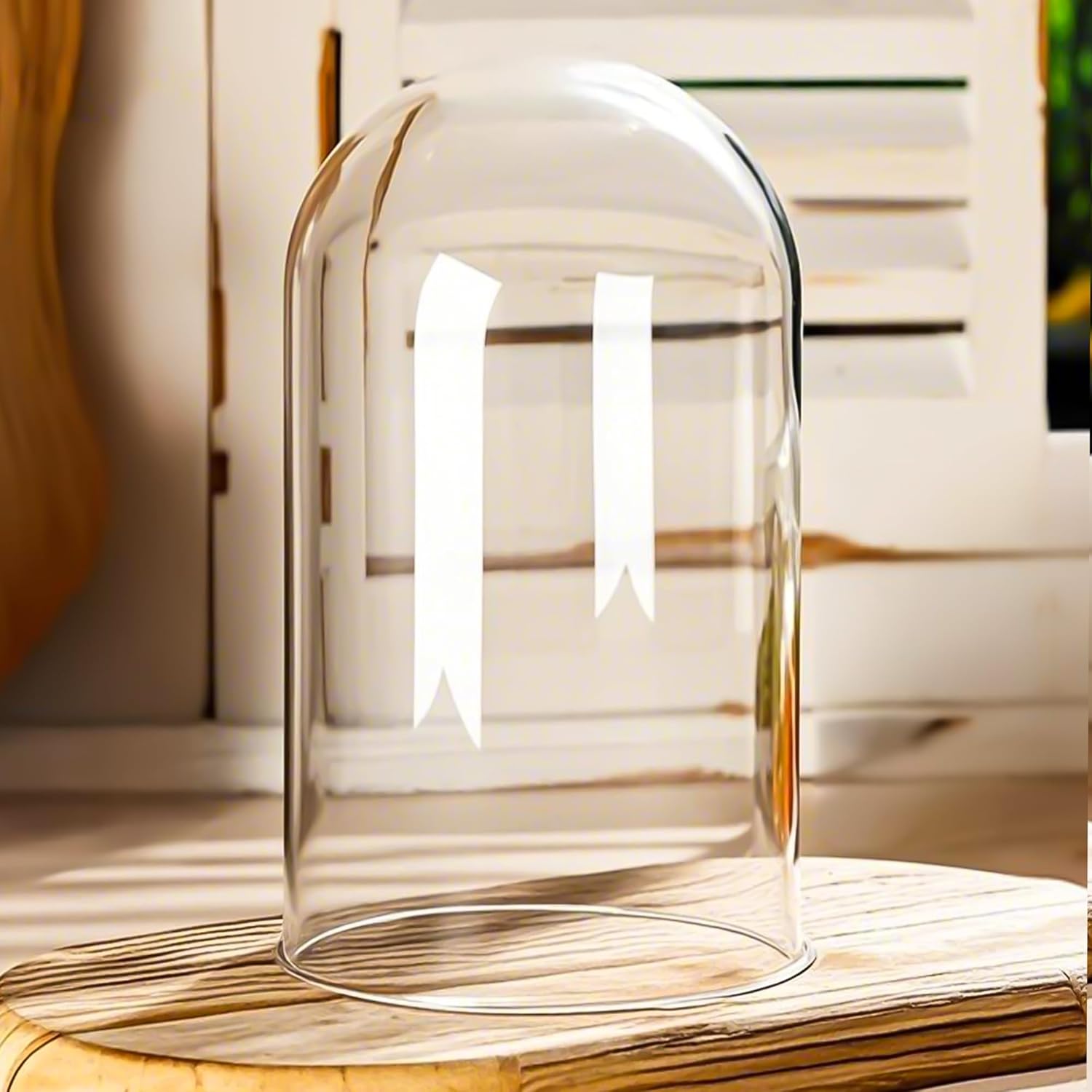 kanpura Glass Dome for Sourdough Starter Heating Pad Accessories Fits Jars Up to 4.33" Diameter x 7.8" Height Durable Clear Glass Cover - Image 2