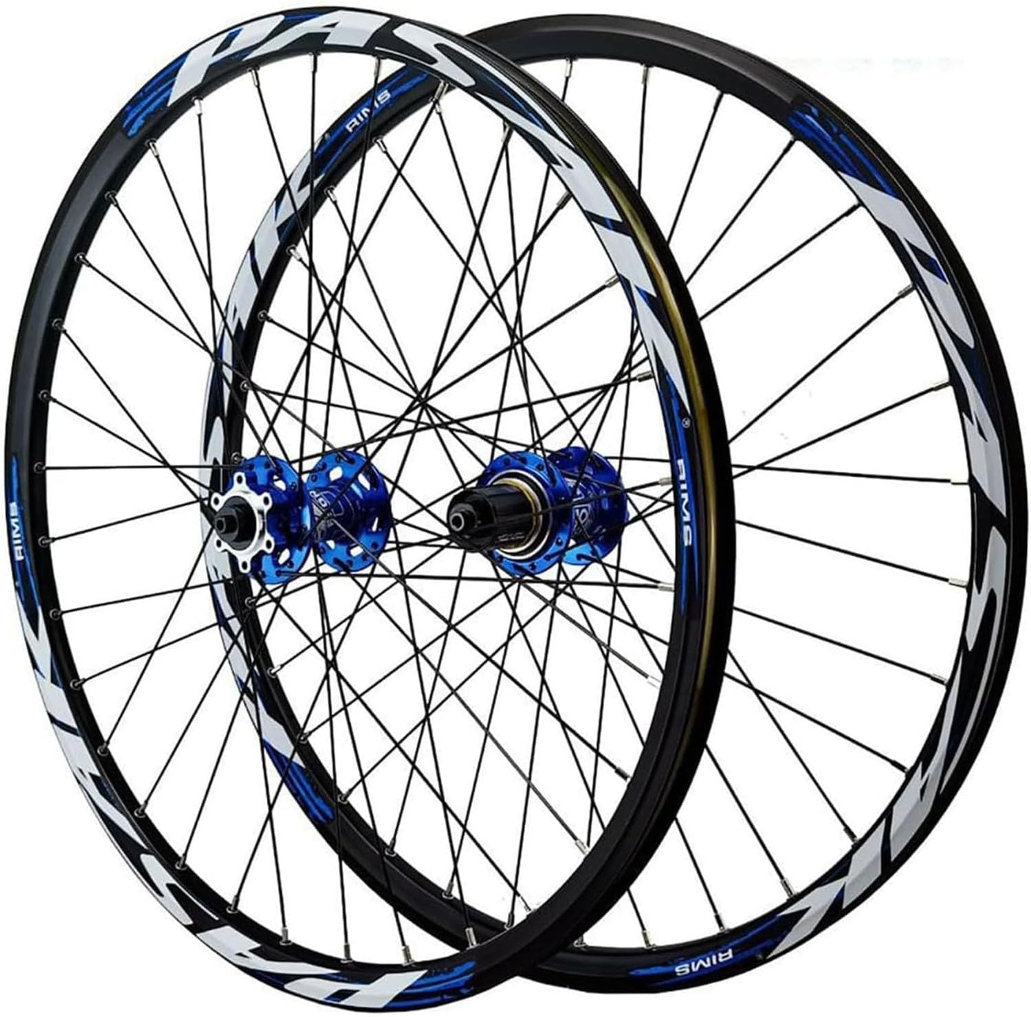 Set Di Ruote MTB 26/27,5/29 Pollici, Cerchio Per Bicicletta In Lega Di Alluminio HG Freno A Disco A Sgancio Rapido Compatibilità Con Ruote MTB Anteriori/Posteriori 7-12