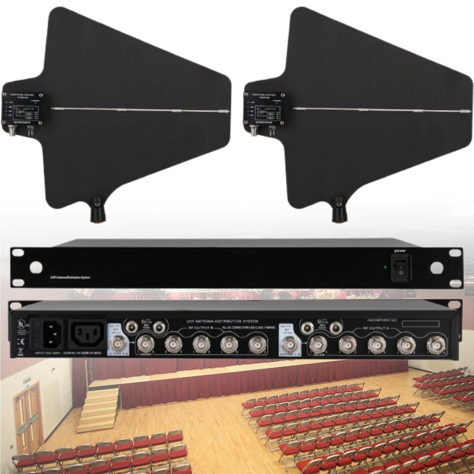 Distribuzione dell'antenna UHF Che Offre Una stabilità Wireless rafforzata per Il Suono dal Vivo, Banda 470-952 MHz con amplificazione fluida e Gestione energetica ottimizzata