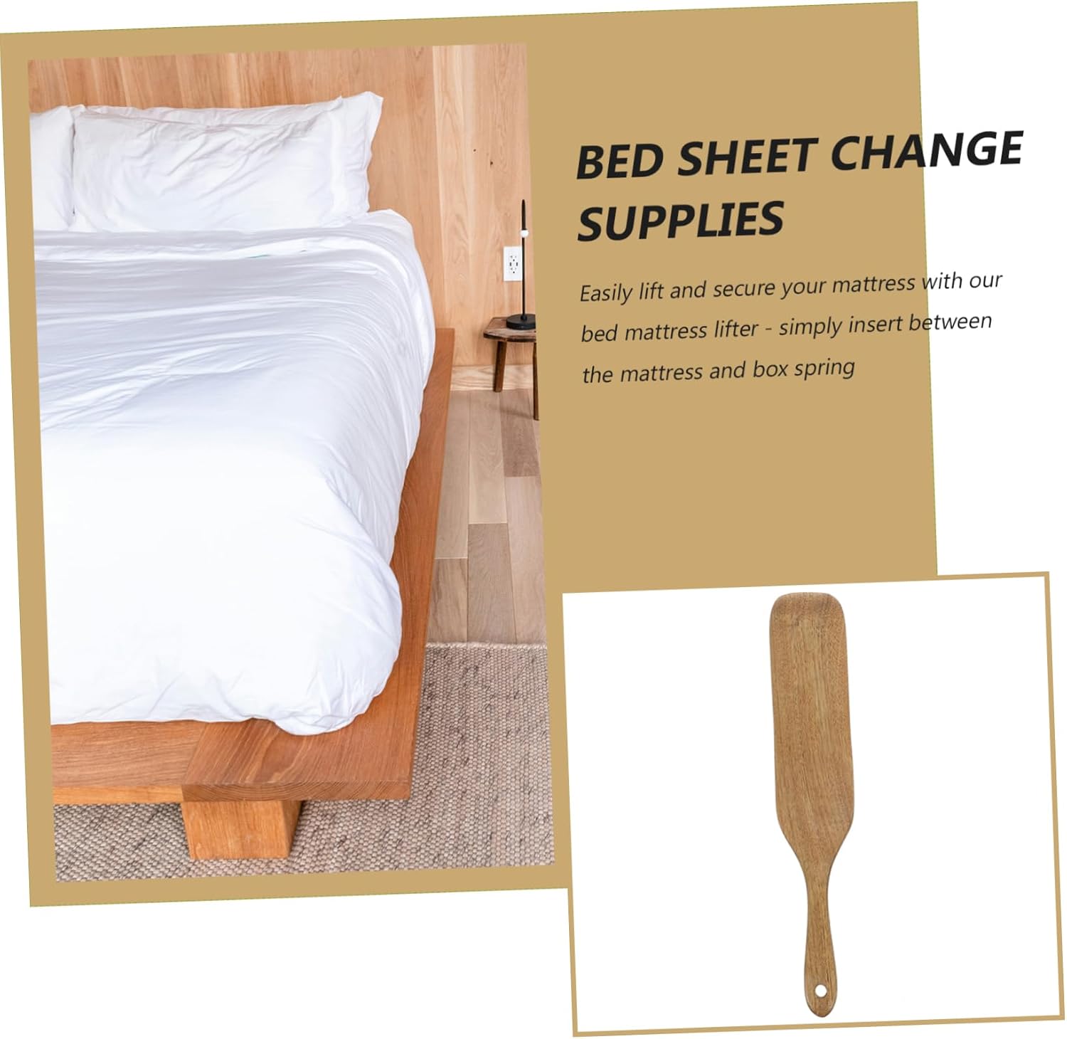 Bed Frame Risers Mattress Riser Tool Lifting for Comfort Mattress Elevator for Sheet Change