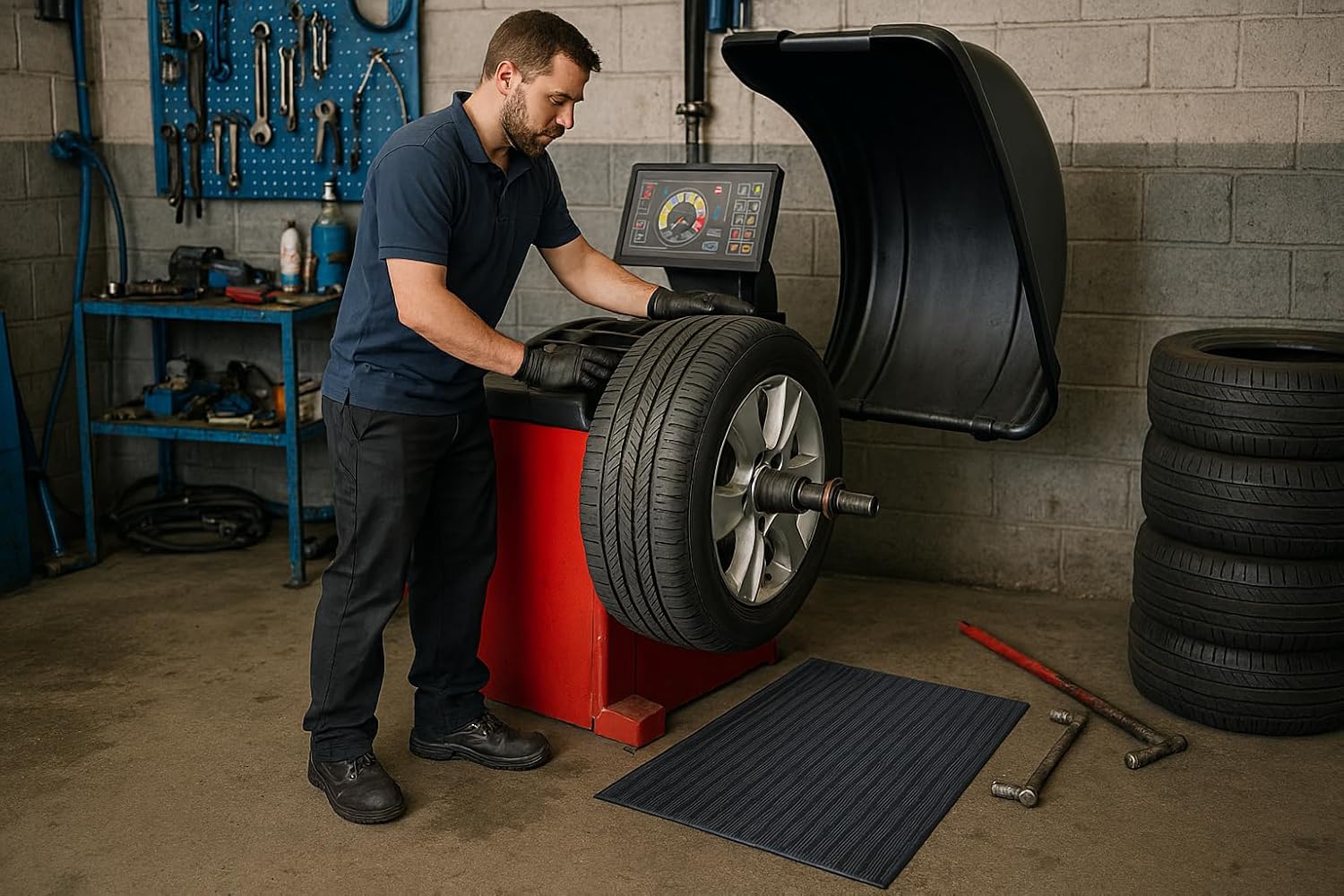 Guardian Air Step Anti-Fatigue Floor Mat, Vinyl, 2'x3', Black, Reduces fatigue and discomfort, Can be easily cut to fit any space - Image 5