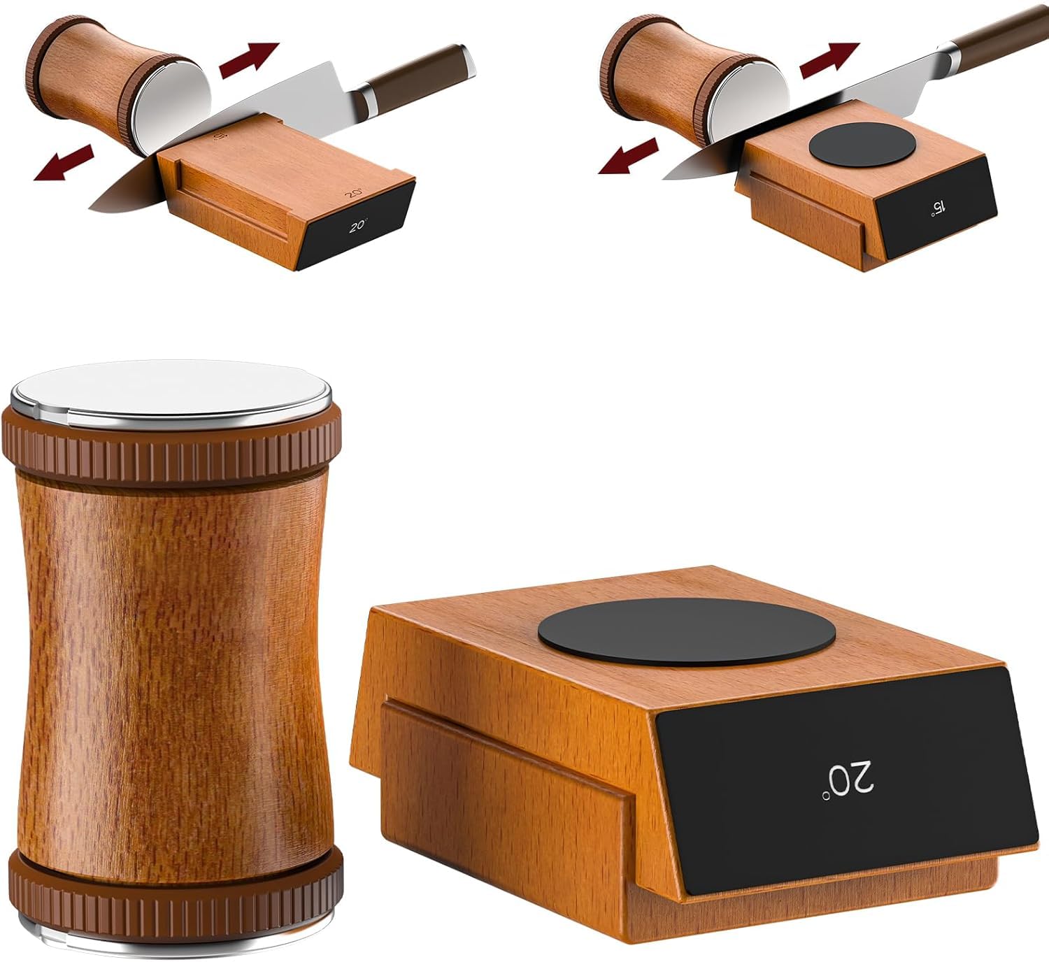 Amazon.co.jp: SCHACCESS 包丁研ぎ器 ナイフシャープナー ローリング式