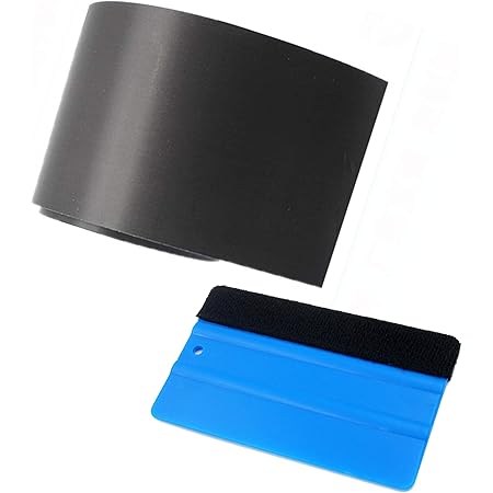 Amazon Co Jp Nullie カーラッピングフィルム 艶消し マット 黒 傷隠し スキージー付属 約0 1 8m 車 バイク