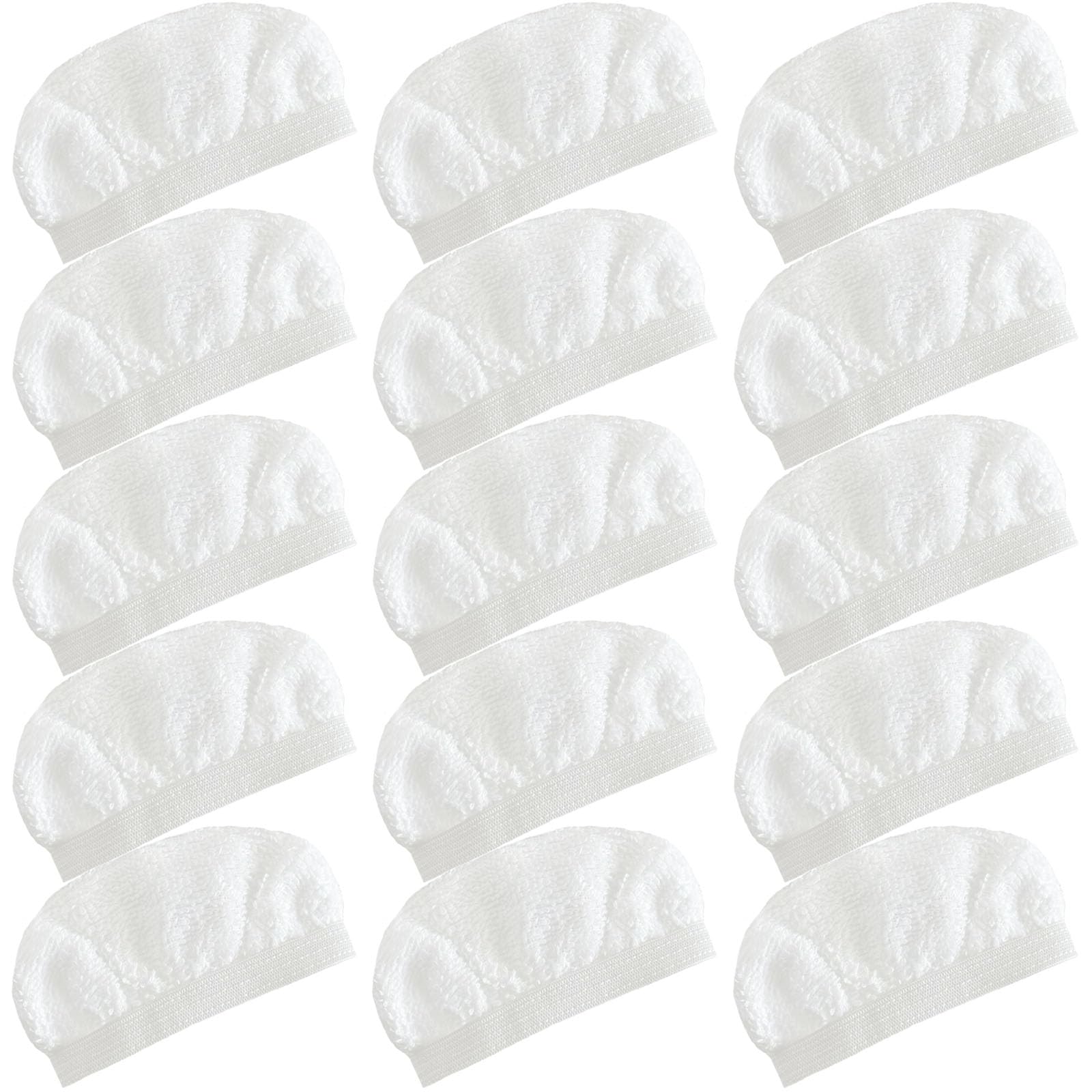 Rjnlsc 15 Pack Replacement Steam Mop Pads for Bissell Steam Shot, PurSteam, Wagner Spraytech, Comforday Handheld Steam Cleaner, Universal Microfiber Cloths Steam Mop Pads, Washable Mop Pads