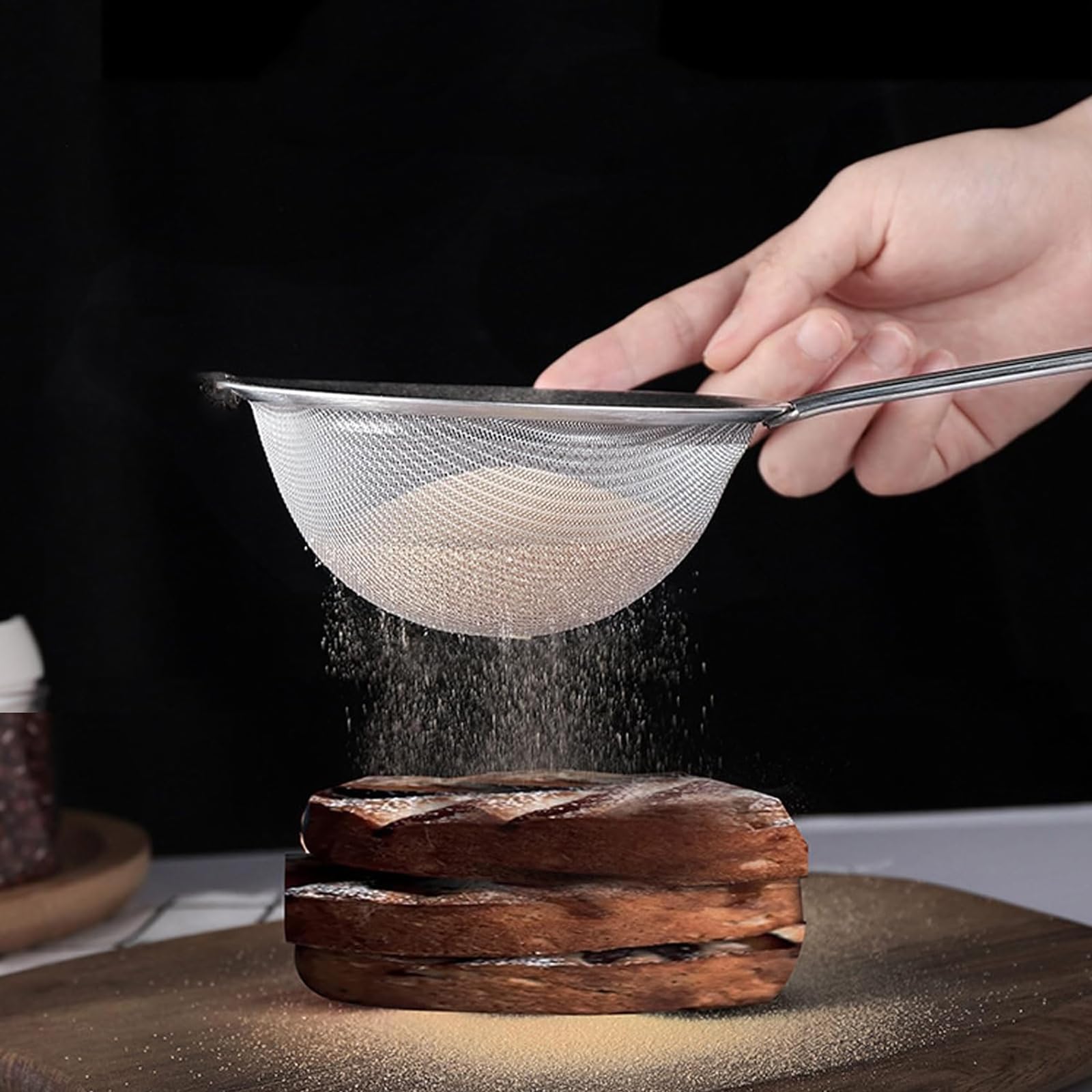 Dancepandas Tamis Cuisine avec Poignée 6 Pièces Passoire Inox