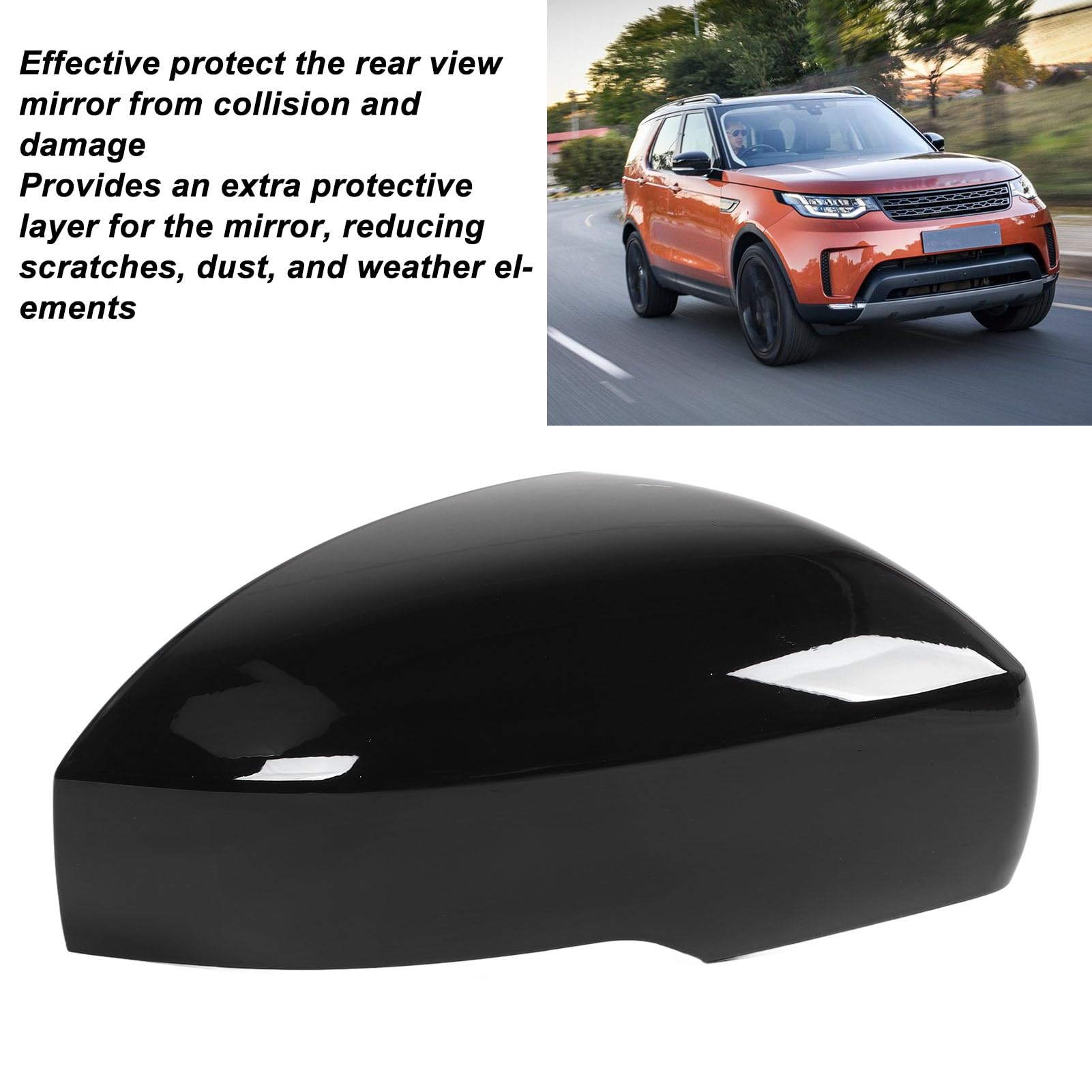 Copertura Specchietto Retrovisore Per Auto 2007-2020 - Protezione In ABS, Nero, Facile Installazione