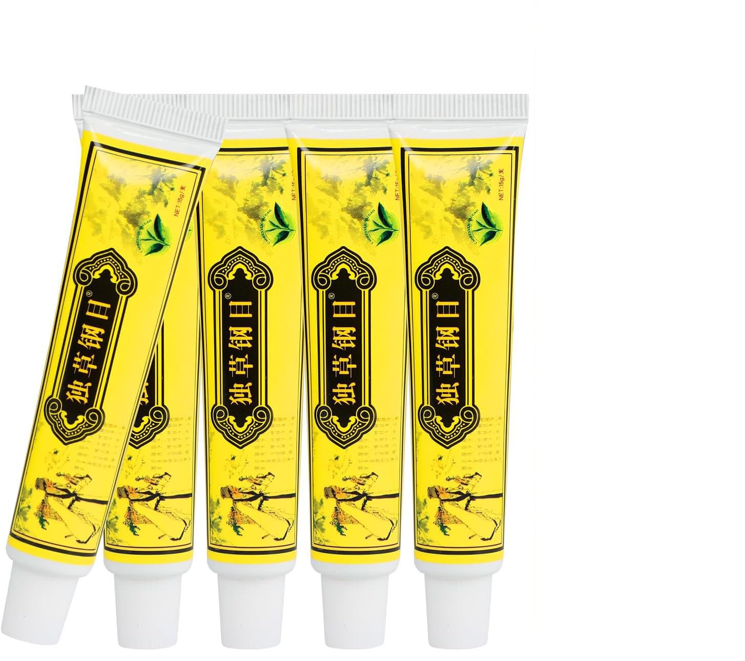 Chinese Herbal Eczema Psoriasis Creams Dermatitis Eczema Pruritus Psoriasis Ointment 5 Pack