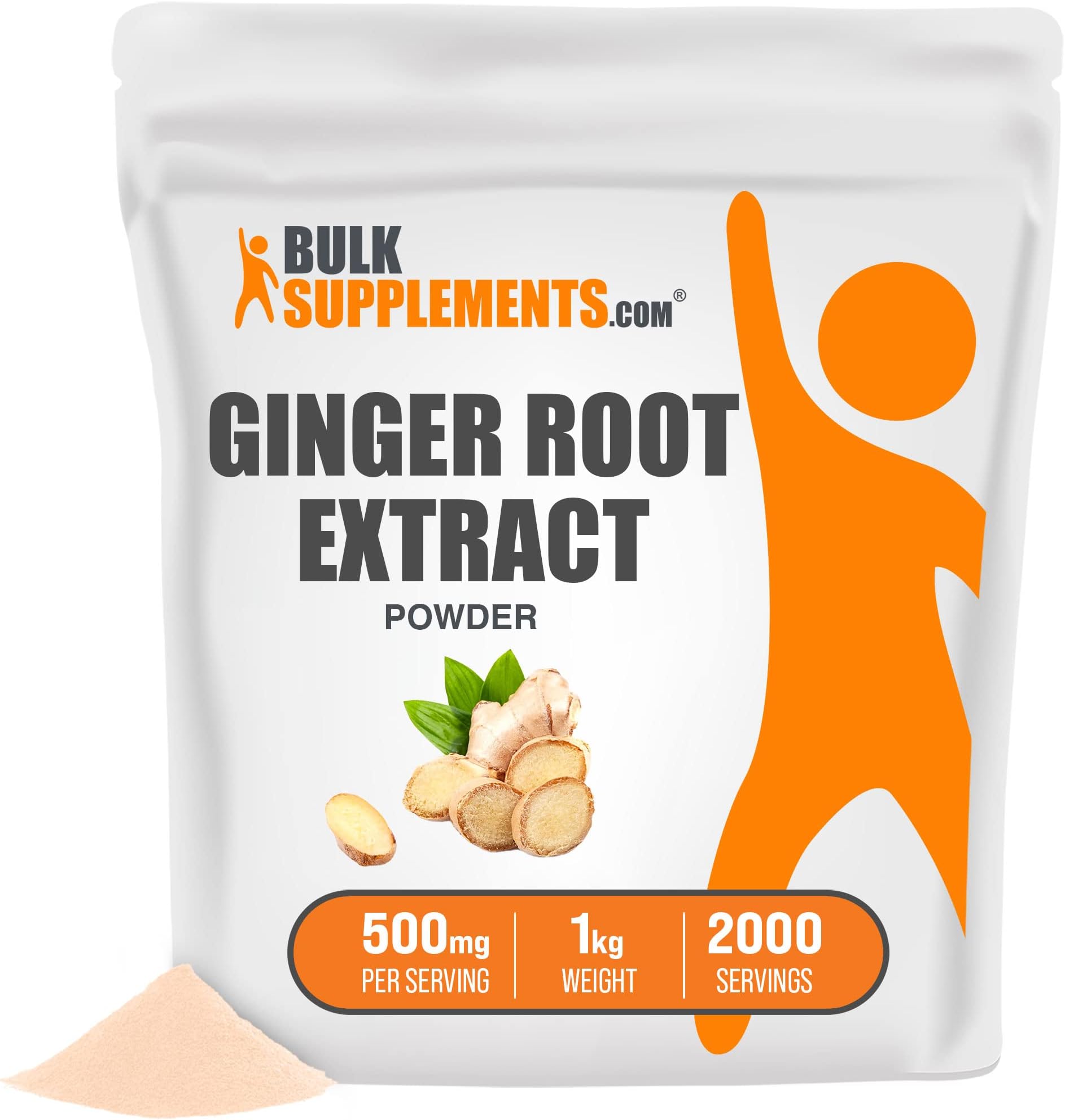 BULKSUPPLEMENTS.COMGinger Root Extract - Ginger Powder - Ginger Supplements - Ground Ginger Powder - Ginger Extract - Ginger Root Powder - Ginger for Nausea (1 Kilogram - 2.2 lbs)