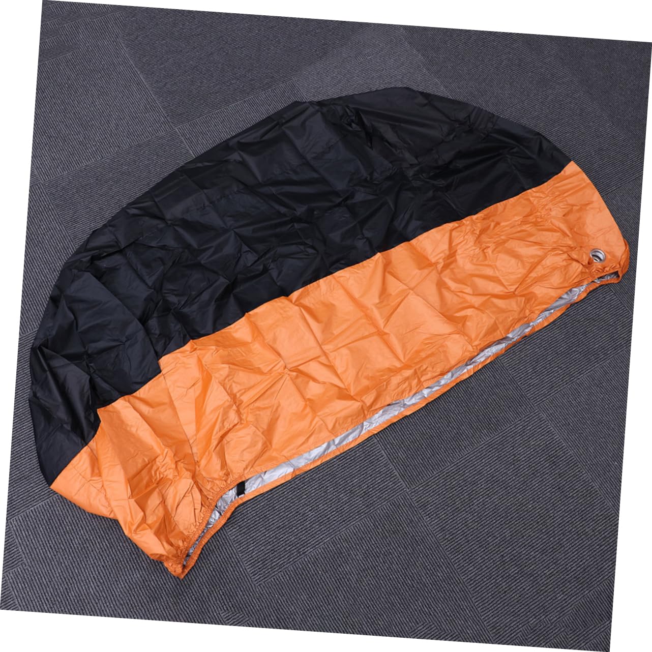 MAGICLULU Housse De Moto Imperméable Et Étanche Housse De Protection La Pluie Soleil pour Quad Et Scooter Noir Et Orange