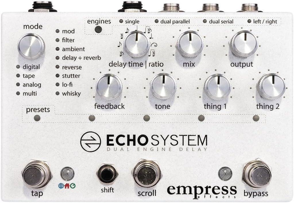 Empress Effects Echosystem Delay Effect Pedal