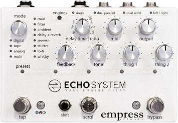 Empress Effects Echosystem Delay Effect Pedal
