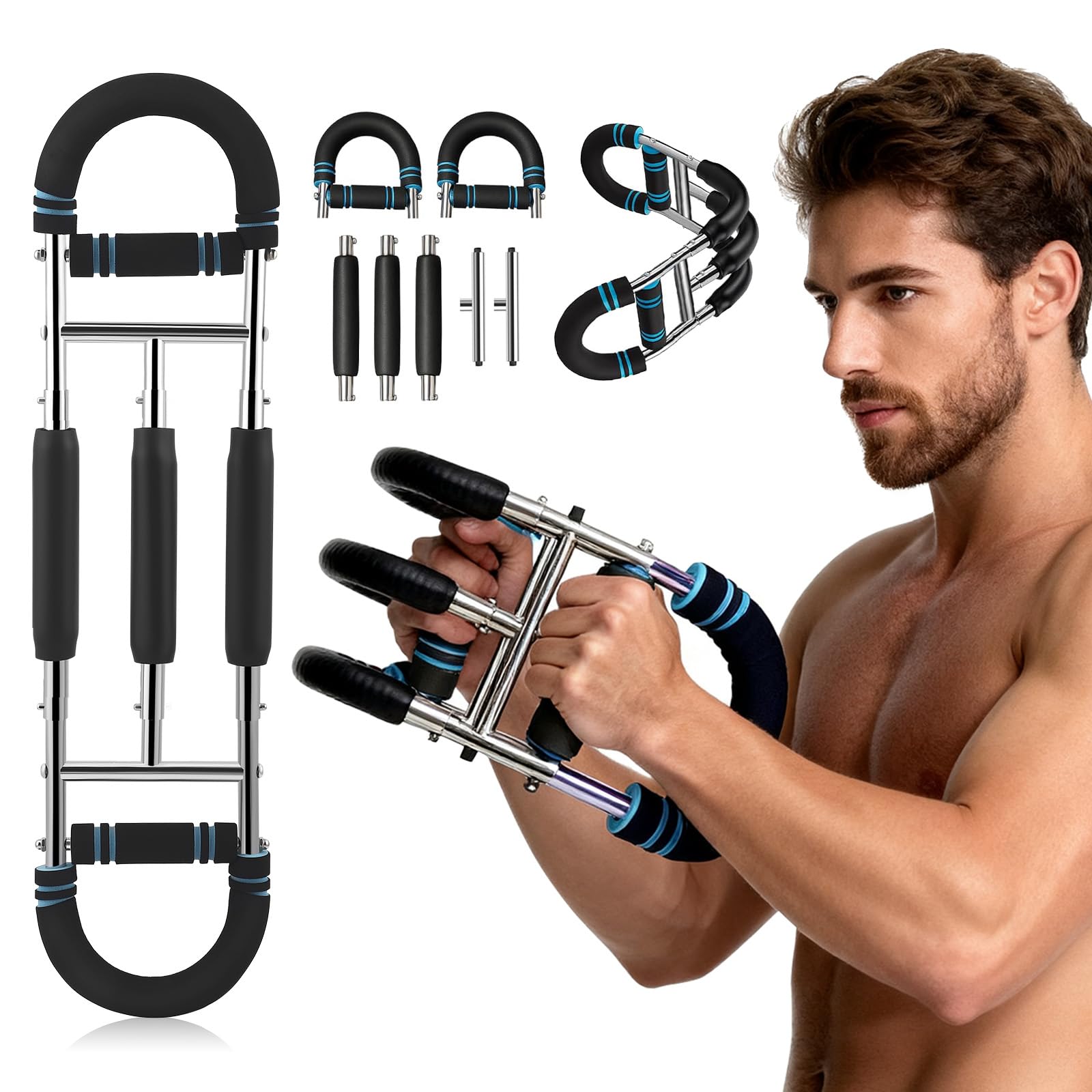 Appareil portable de musculation réglable pour sculpter bras et épaules - 8