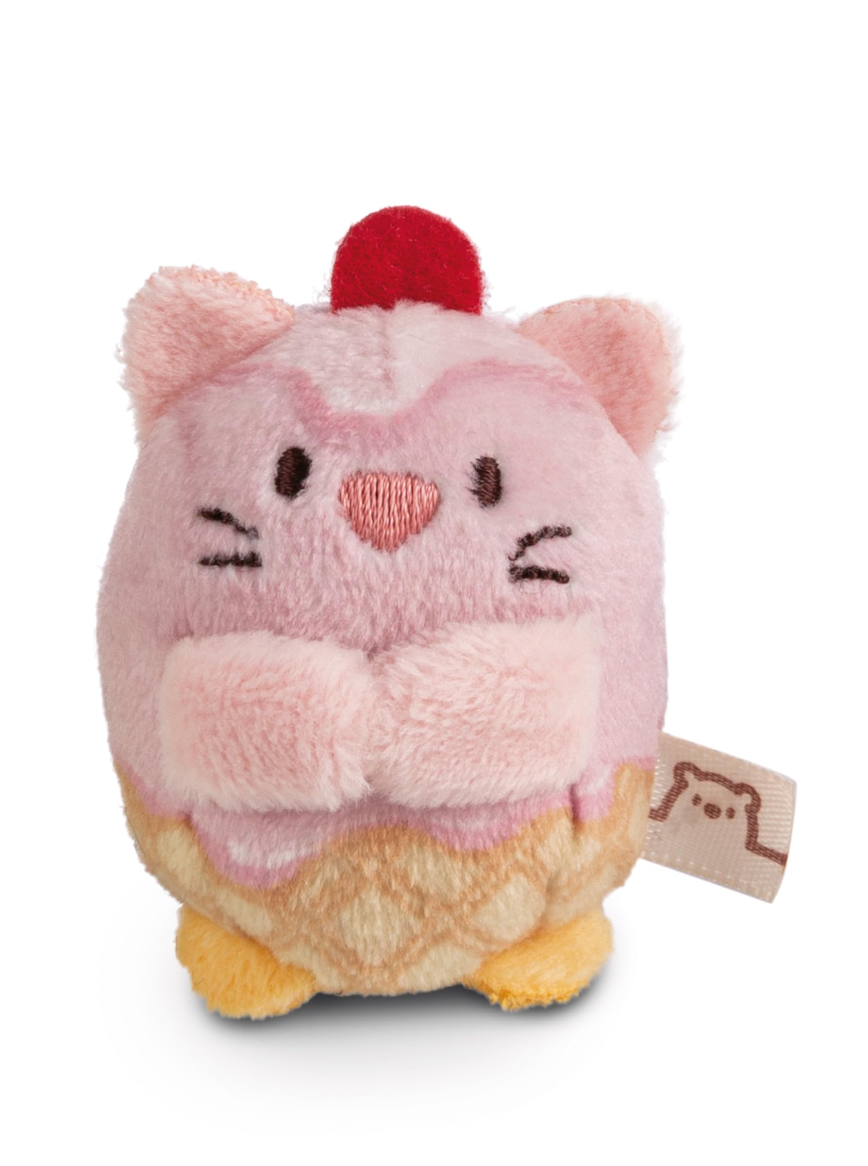 NICI MagNICI plush heart with MOLANG 5cm white - Cuddly toy with magnet - plush animal for fridge, blackboard, metal & much more, great gift idea