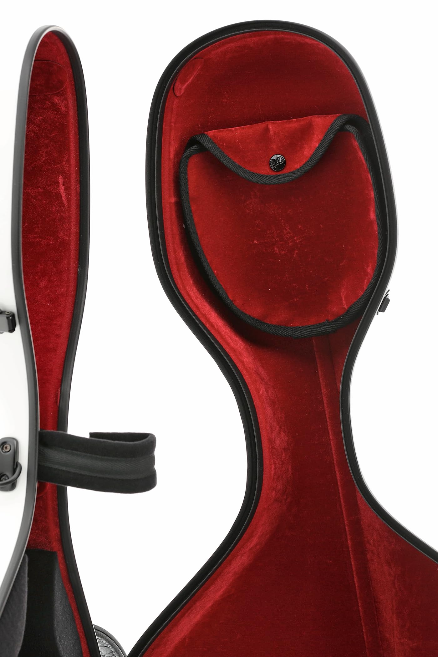 Gewa Astuccio per Violoncello AIR 3,9 kg bianco/bordeaux, Made in Germania, estremamente infrangibile, migliori proprietà di isolamento
