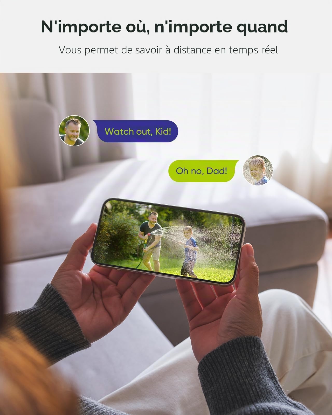 SANNCE Système de caméras de surveillance CCTV via PoE 8CH, Enregistreur vidéo réseau 6MP 8 canaux avec 4 caméras IP extérieures 3MP, Détection intelligente des personnes et véhicules, Vision nocturne