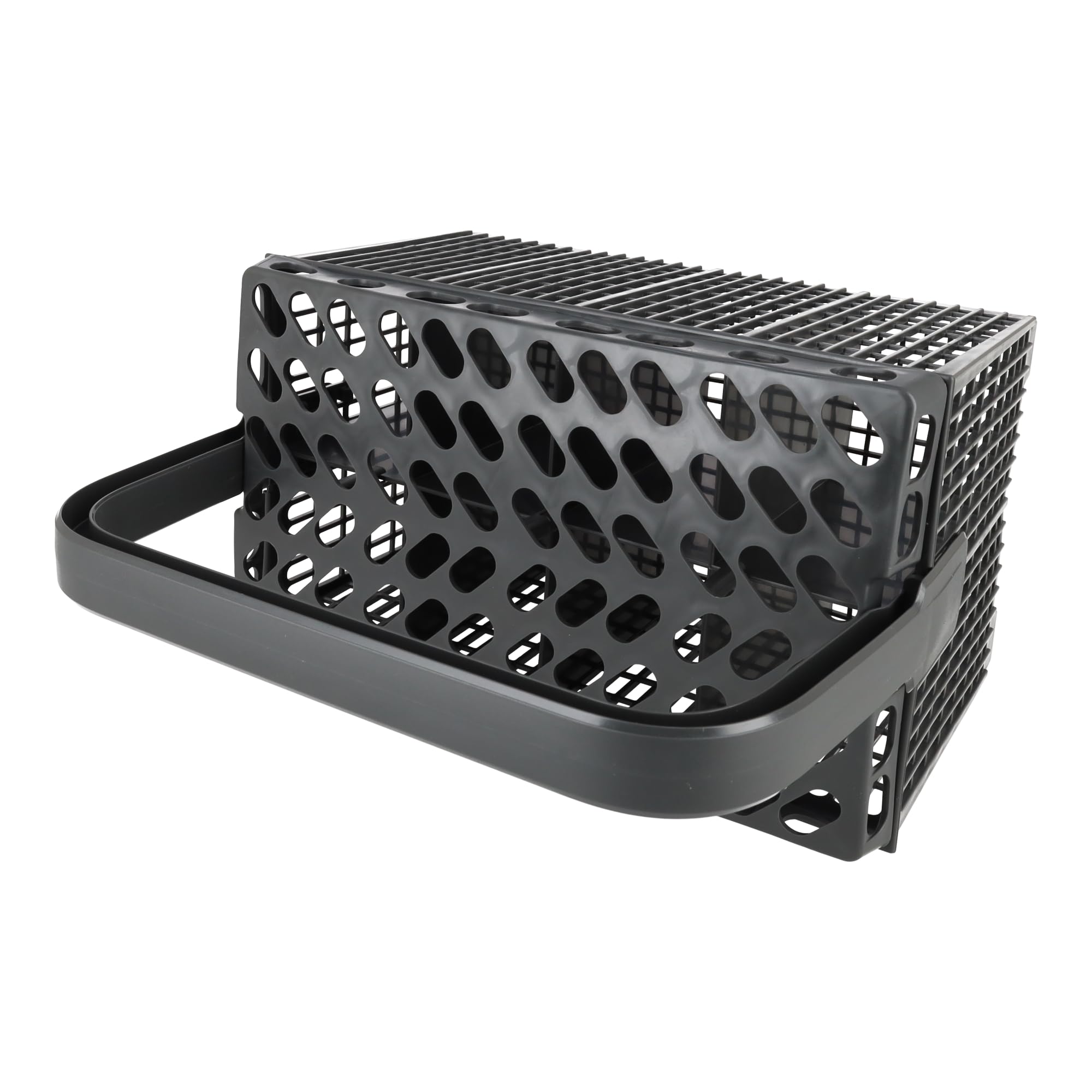 sparefixd Cesta de cubiertos gris oscuro para lavavajillas IKEA