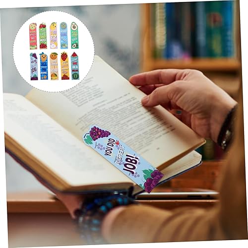 Miniatura 3 de ONDIAN Beautiful 30Pcs Bookmark Cartoon Page Markers Fruits Book Marks Book Marker Book Marks for Teenagers Book Reading Markers Book Page Marker