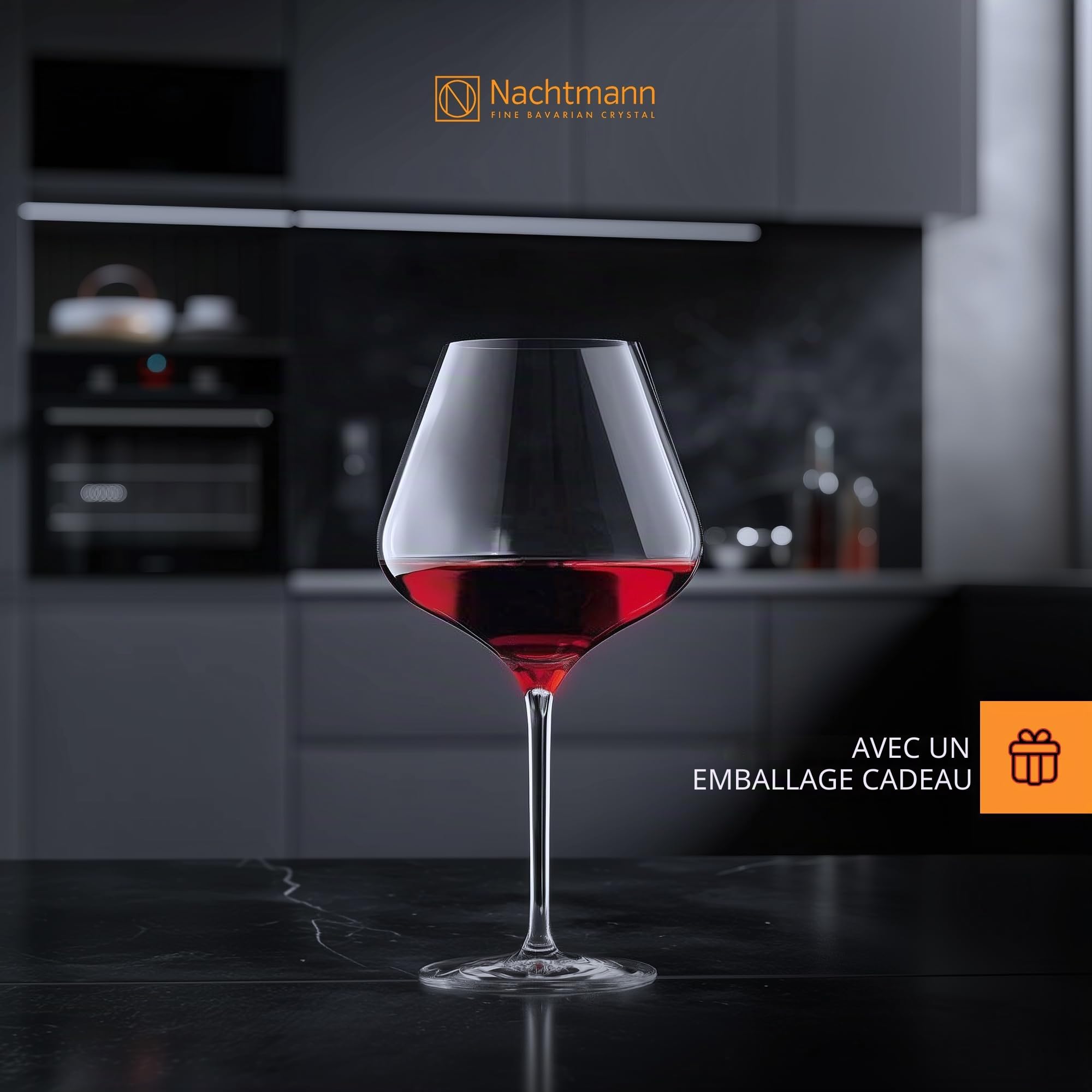 Spiegelau & Nachtmann - Ensemble de 4 verres Verres à bourgogne Transparent