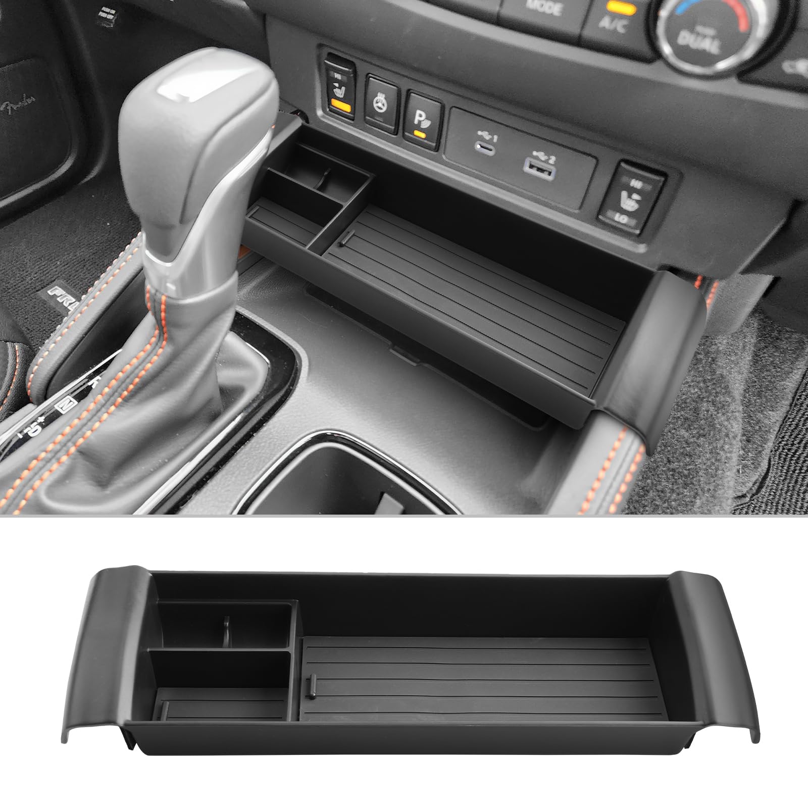 CDEFG for 2022-2026 Nissan Frontier Center Console Organizer Tray
