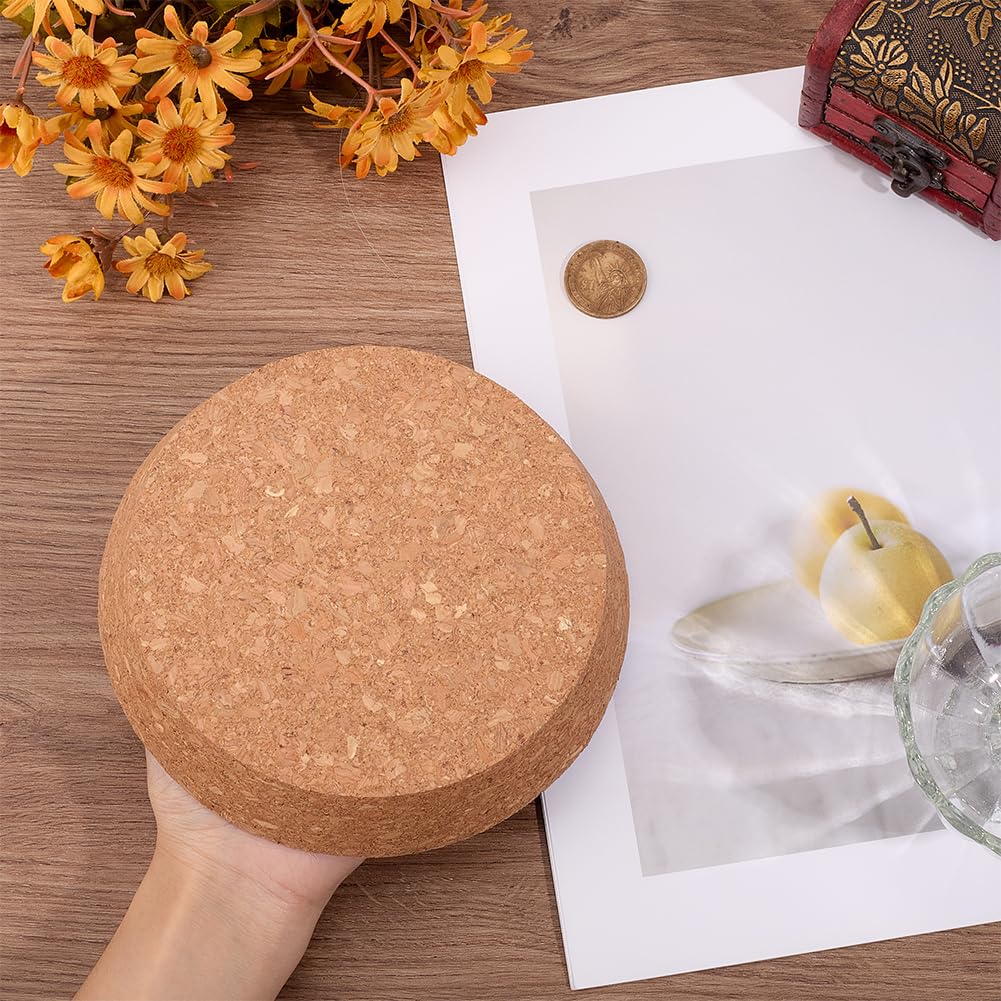 OLYCRAFT Tapones de Corcho de Madera 15,5 a 17,5 cm, Cónicos Grandes para Botellas de Vino, Tarros, Cocina y Boda