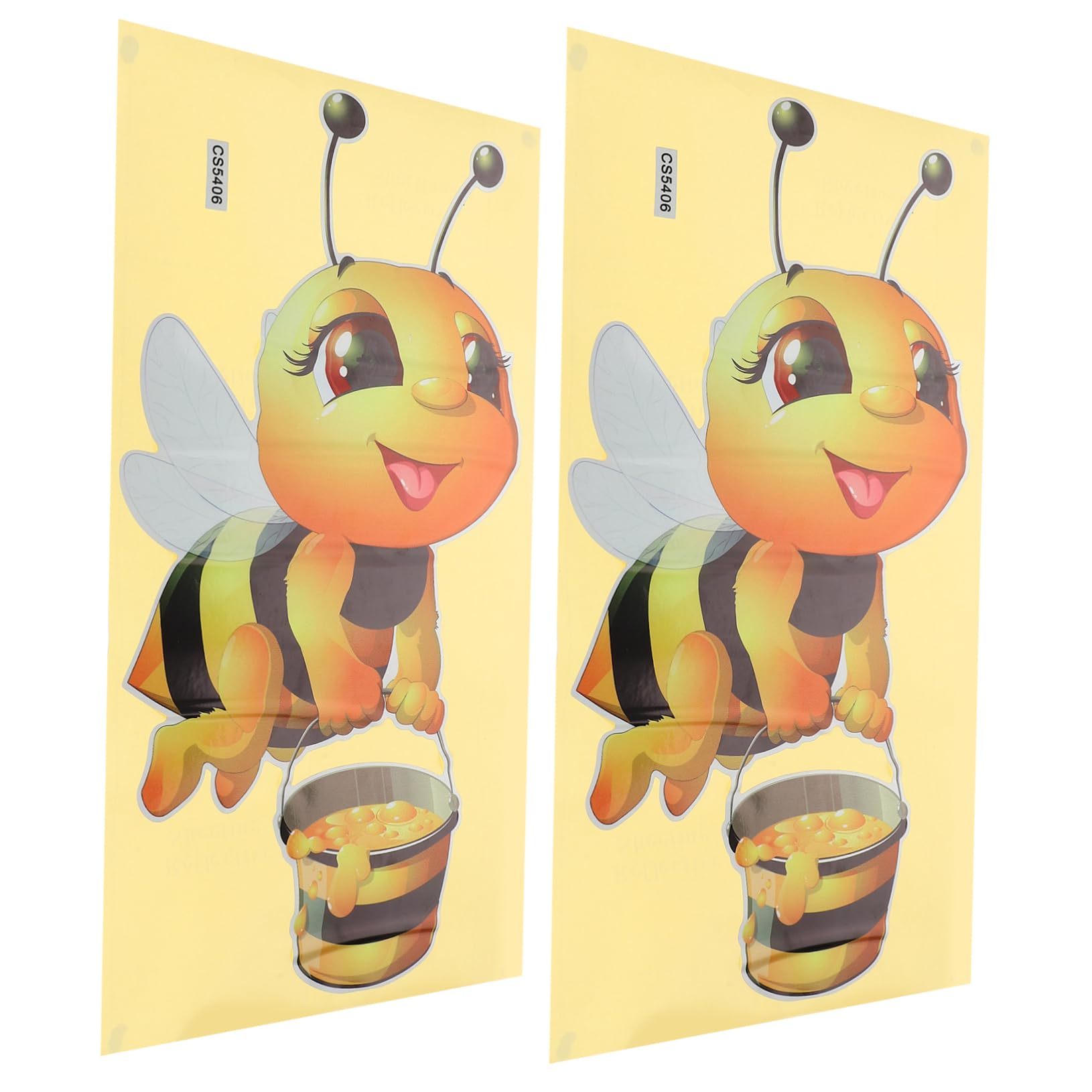 Hemobllo 10piezas Pegatinas De Pared De Insectos De Dibujos Animados De Decoración Para Habitaciones Infantiles Calcomanías Removibles De Abejas Para Decoración Creativa De Hogares y