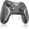 Switch Controller 2024 Upgrade Sungale Switch Procon Automatic rapid fire hold Back button Macro function Bluetooth 5.0 connection 6-axis gyro sensor 10 hours continuous use Continuous fire con SwitchPCiOS 13.0 Android compatible With Japanese instruction manual Black+ White