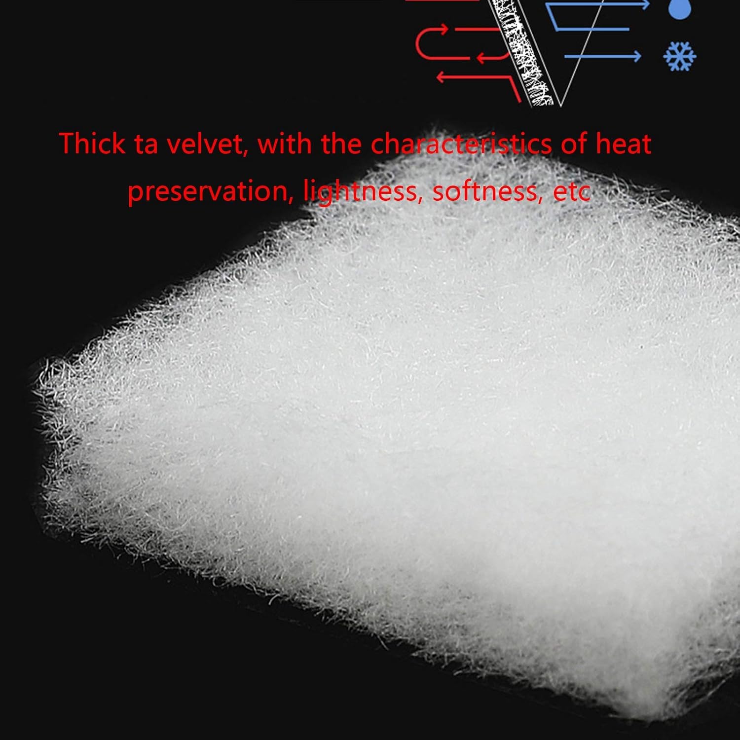 Gloves Waterproof and Windproof Warm Gloves, Touch Screen Warm Gloves in Winter, Cycling, Running, Outdoor Sports (Size : L)