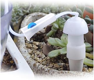 Riego por Goteo para Macetas Automatico, Flujo Ajustable, Riego por Goteo Sin Grifo Flores, Plantas, Bonsai, Interior Exterior,10Pack