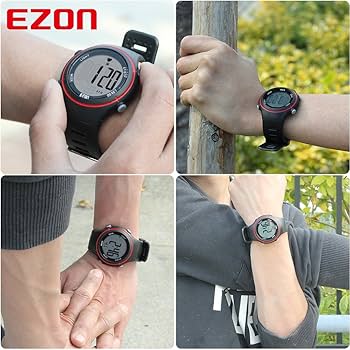 Amazon | トランスミッター 付き ランニングウォッチ スポーツウォッチ