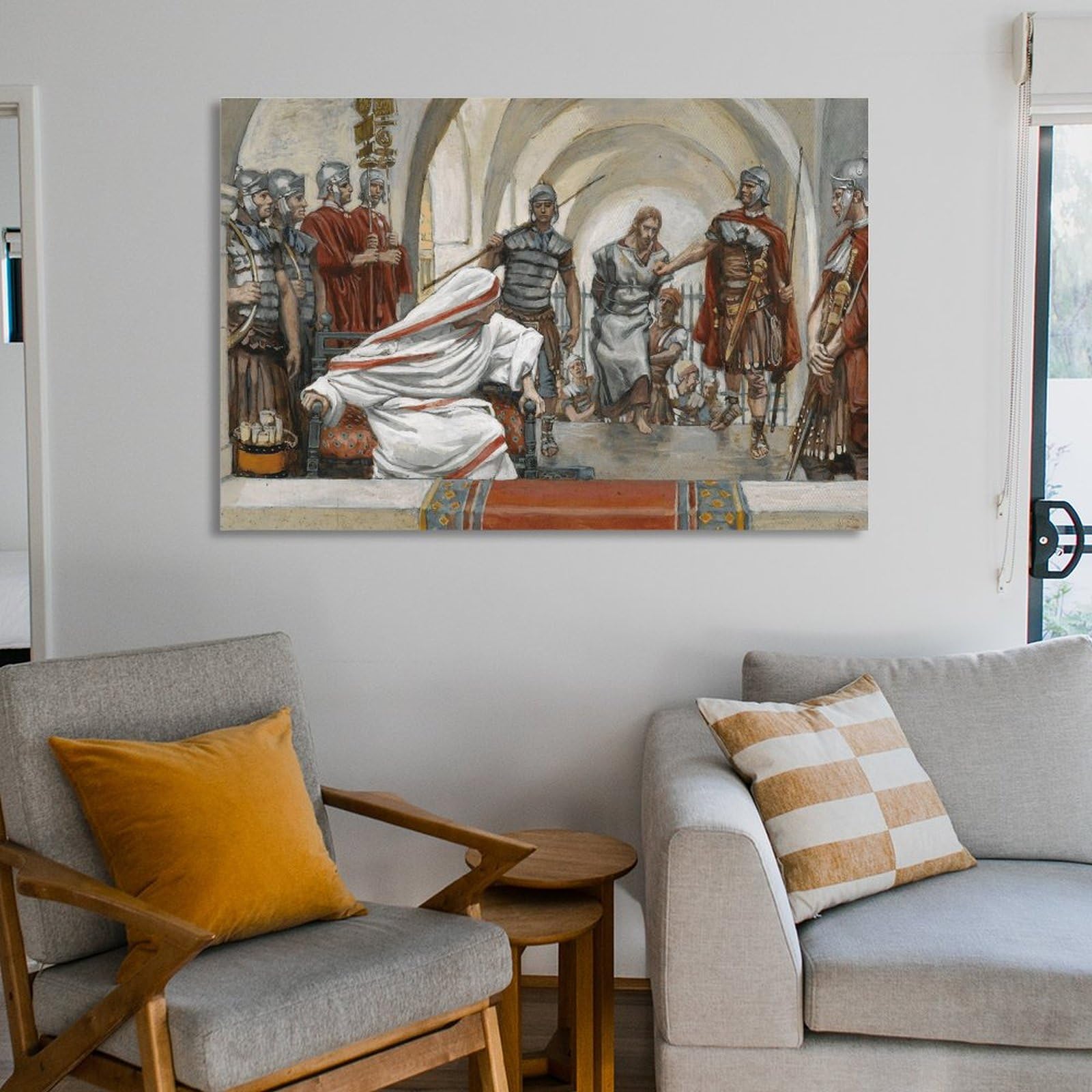 Amazon.com: James Tissot,Jesus Led from Herod to Pilate Artwork