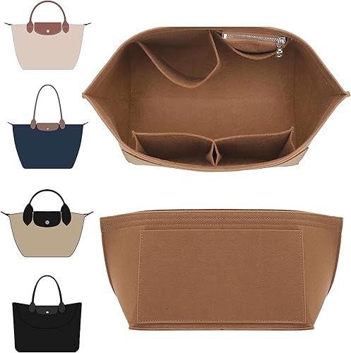 Doxo Purse Organizer Insert Compatible with Longchamp Le Pliage Large and More, 