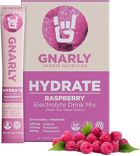 Vista 16 de Gnarly Nutrition Hydrate Electrolyte Powder - Mezcla de bebida hidratante para ejercicio de piña colada - Contenido NSF certificado - Solución
