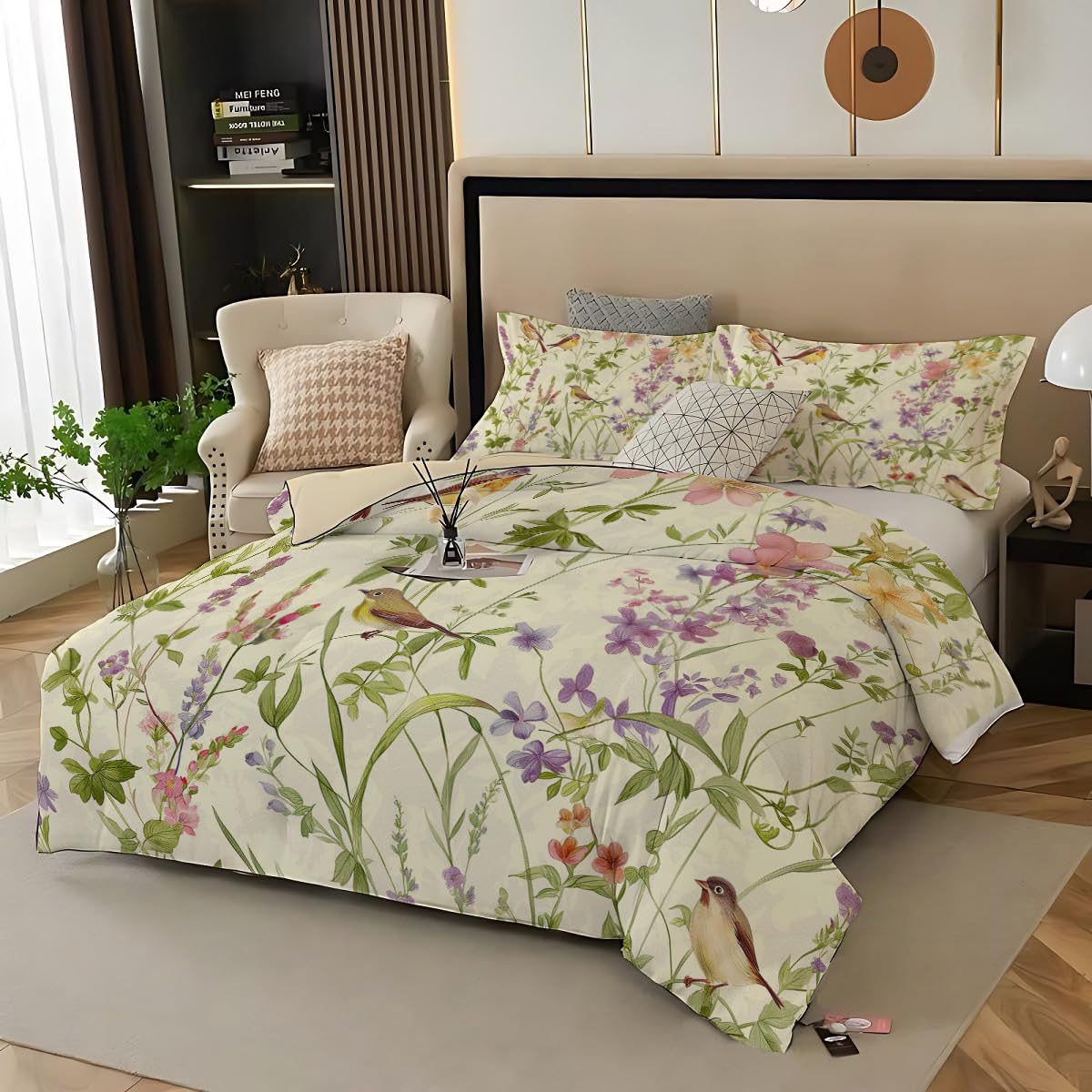Housse de couette 220x240 en microfibre douce lavable sans repassage