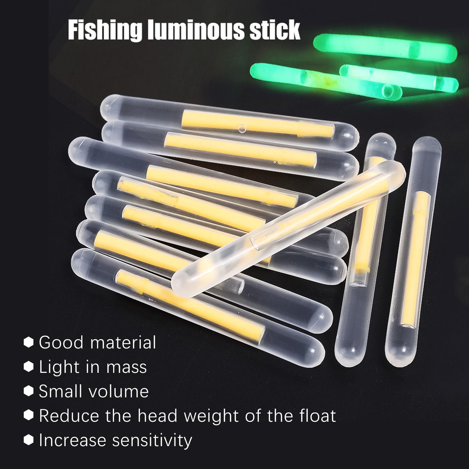 Bastoncini Luminosi Per Pesca Notturna | 50 Pezzi | Luce Fluorescente | Per Caccia E Campeggio - Foto 8