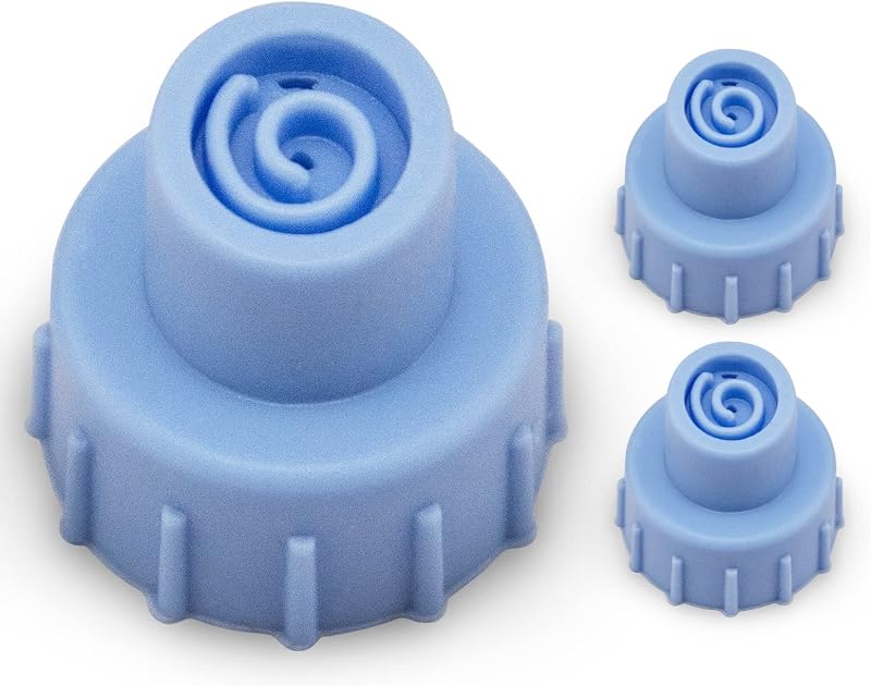 Elitzia Ponteiras de silicone para hidrodermoabrasão Vortex para rosto, pacote com 3