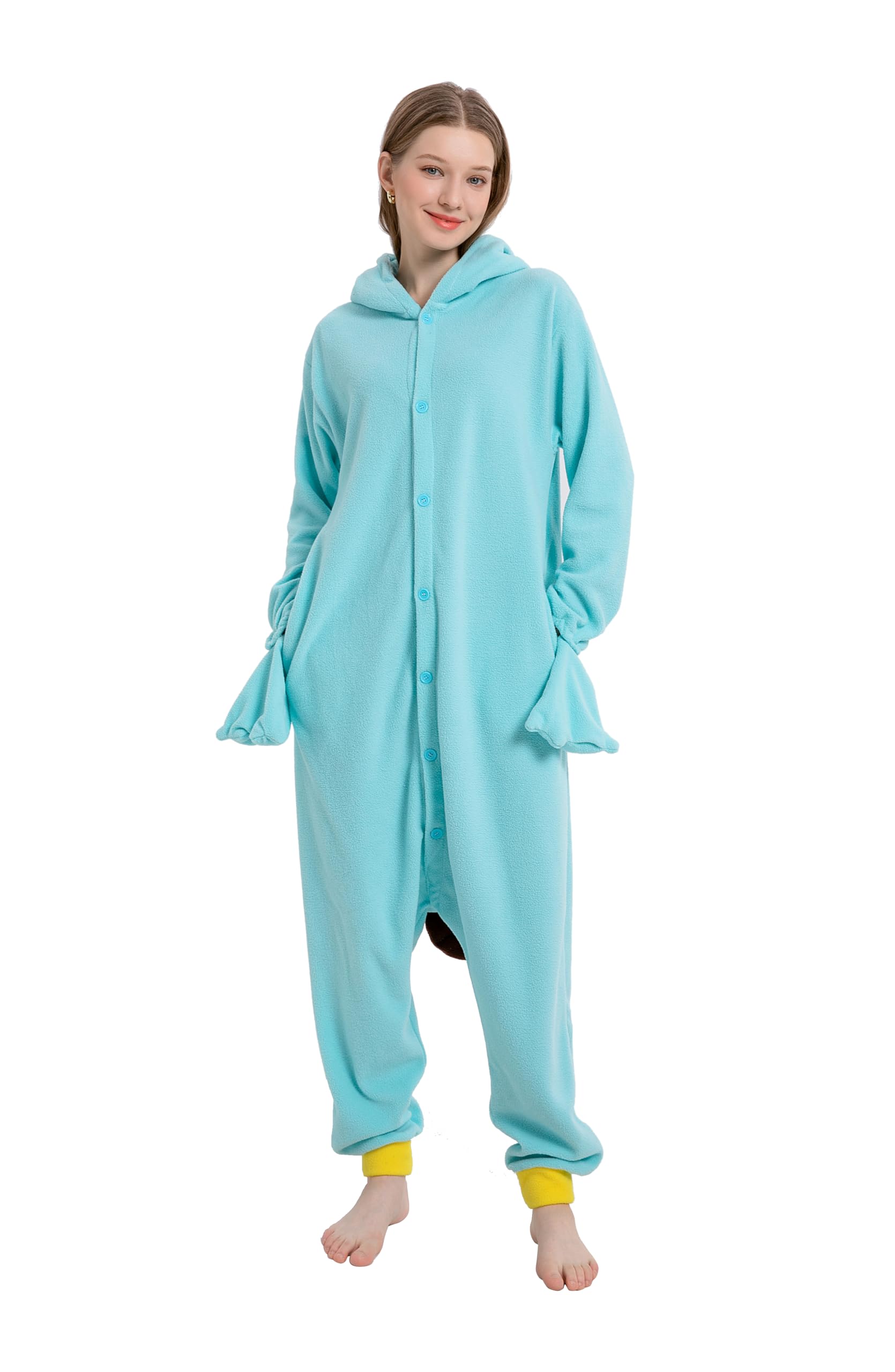 Mameluco unisex con capucha para adultos, disfraz de Halloween para mujeres y hombres