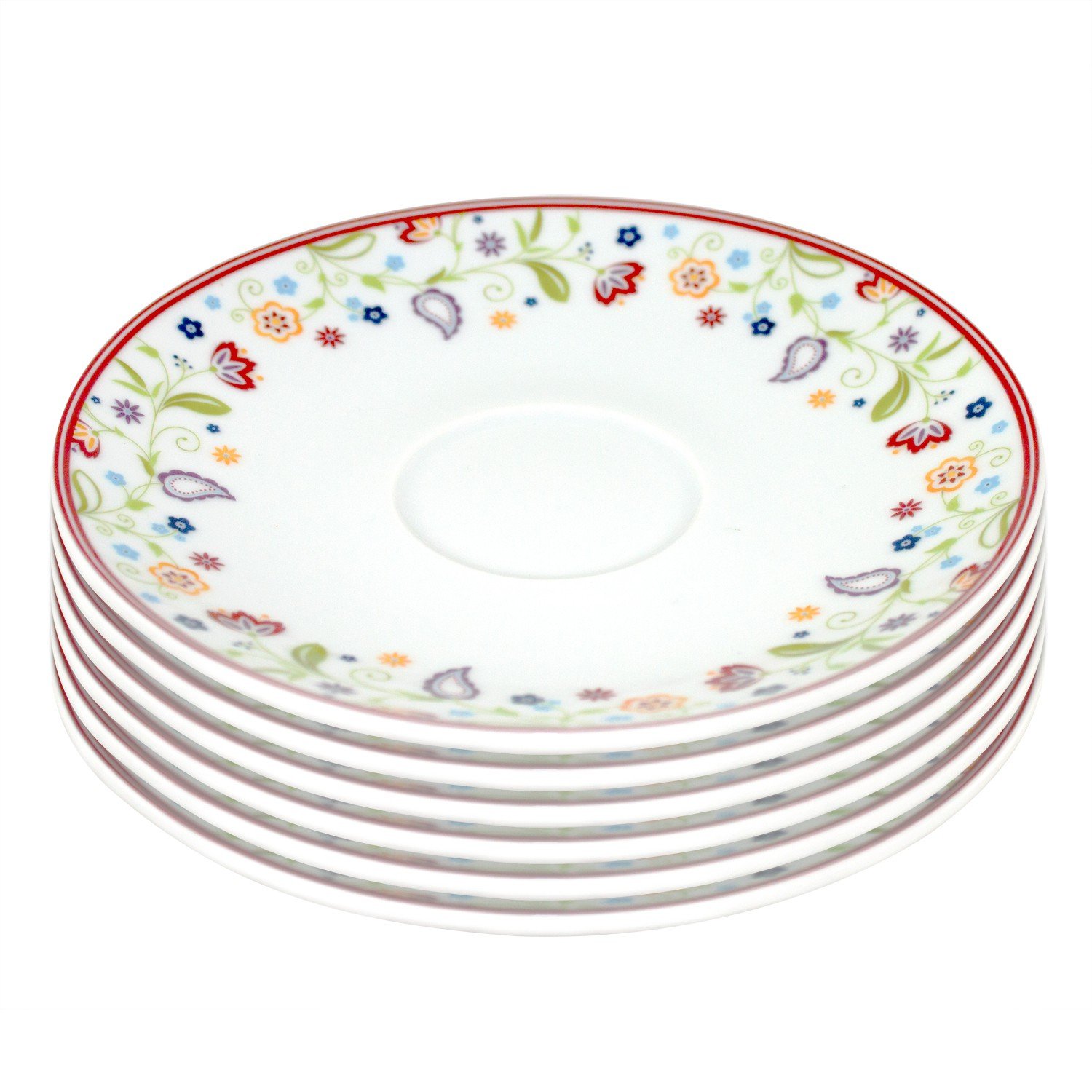 Ritzenhoff & Breker flirt by R&B Kaffeeuntere/Untertasse 'Doppio Shanti', Ø 16cm, 6-teilig (1 Set)